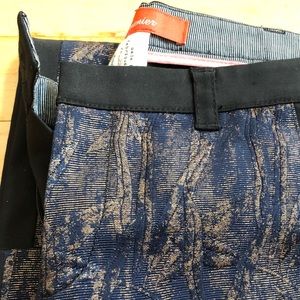 Anthro cartonnier brushed copper pants